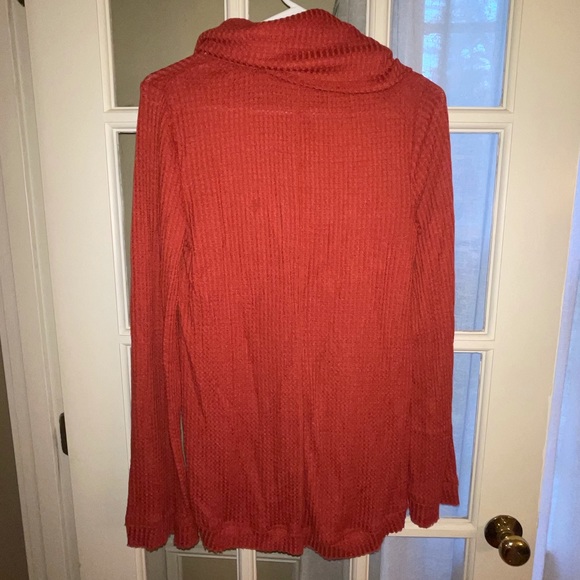 Anthropologie Meadow Rue Thermal Cowl Neck Top - Picture 5 of 5